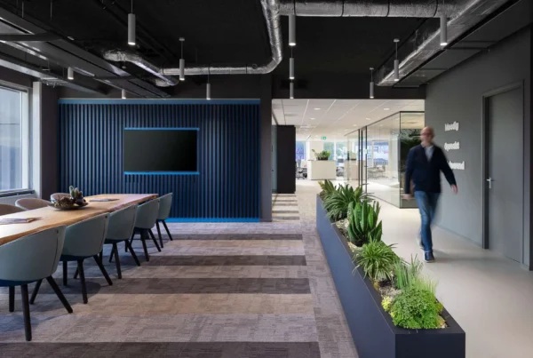 Plamen van Dijk | Design Studio – interieurarchitect BIS- Econocom entreegebied