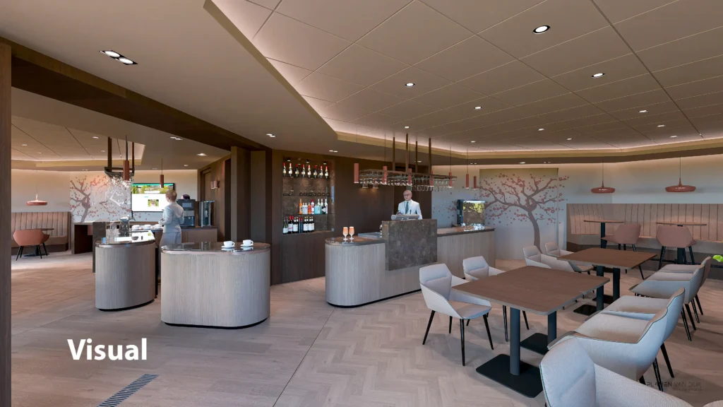 Plamen van Dijk | Design Studio - interieurarchitect 3d impressie interieurontwerp koffiekamers creamtorium venlo