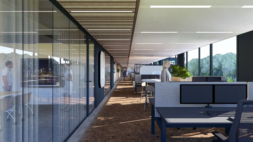 Bosman Bedrijven – kantoorinterieur door interieurarchitect Plamen van Dijk