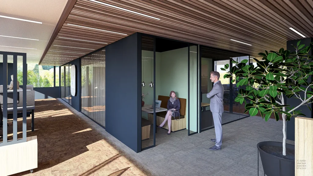 Plamen van Dijk | Design Studio - Vergaderruimte Bosman – modern zakelijk ontwerp