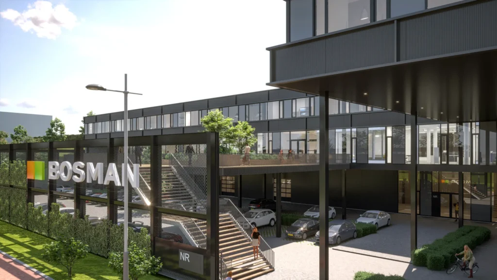 Plamen van Dijk | Design Studio - entreegebied kantoor bosman bedrijven