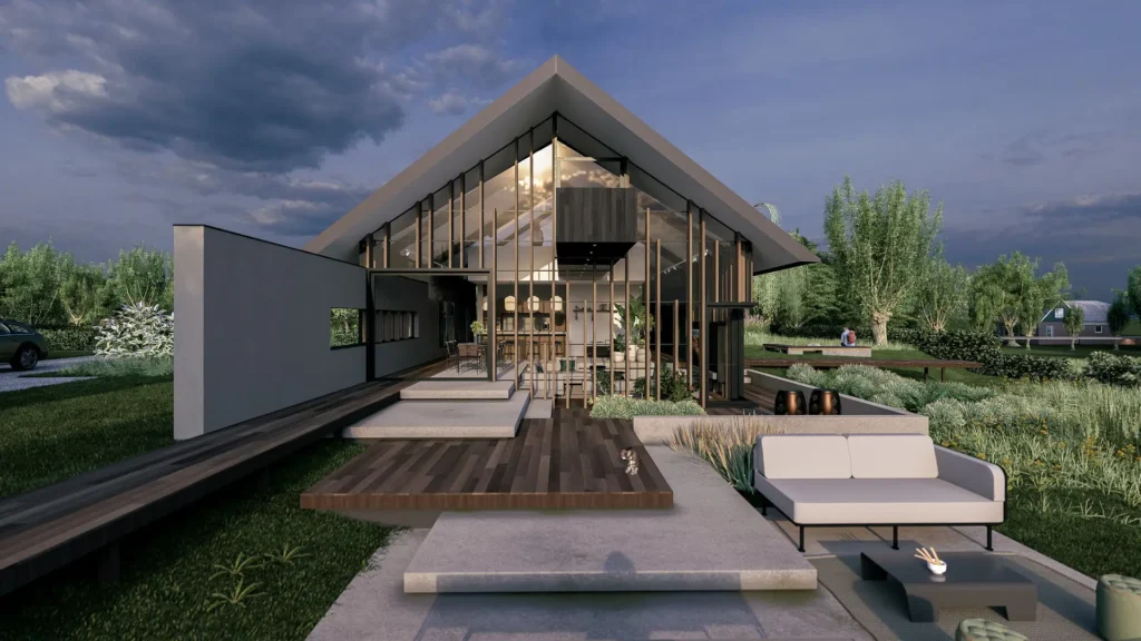 Plamen van Dijk | Design Studio - visual voorzijde villa