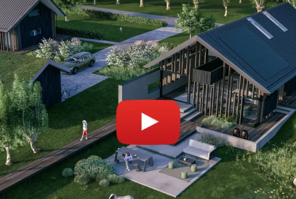 Plamen van Dijk | Design Studio | 3d animatie van ontwerp natuurvilla's Amersfoort